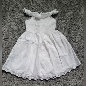 Cat & Jack Charming White Kids Dress Size 5T